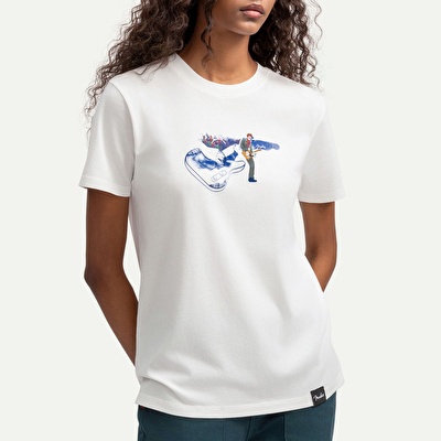 KAFT X FENDER X ZUHAL Lead Time - Off White - Tasarım T-Shirt - Unisex